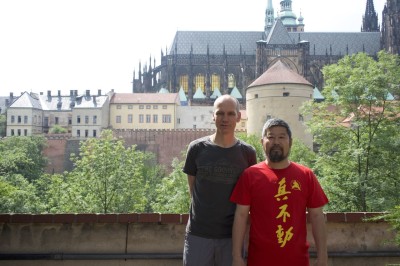 Pavel Codl and Chen Zhonghua in Prague in 2018