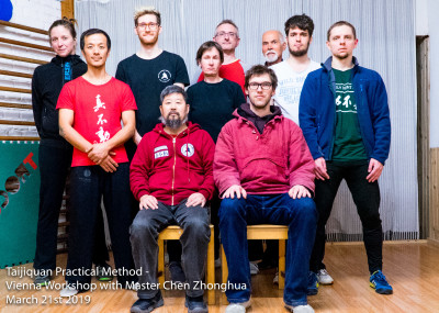 Participants of the Vienna Workshop with Master Chen Zhonghua in 2019